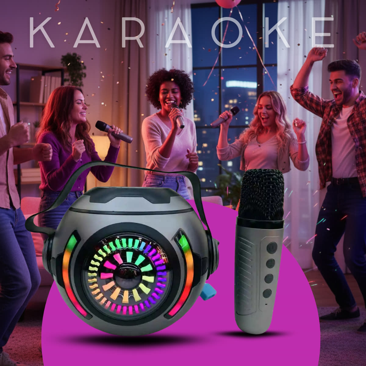 KaraSound mini parlante karaoke